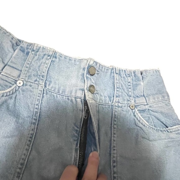 Jean Atelier Paperbag High Rise Jean Shorts - Picture 3 of 7